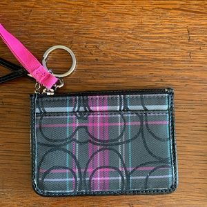 Coach wristlet, coin purse / card holder